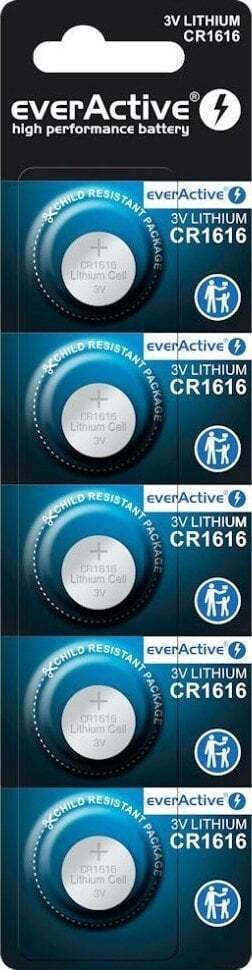 everActive Μπαταρία Λιθίου Ρολογιών CR1616