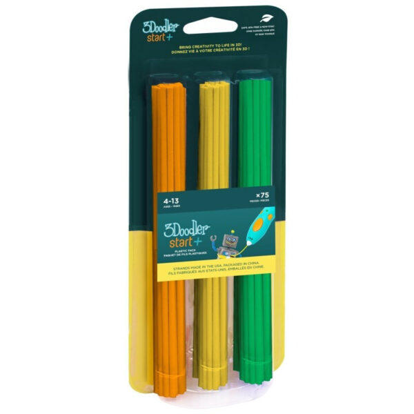 3Doodler Start PLA 3D Printer Filament 1.75mm Πράσινο 0.001kg (Spool)