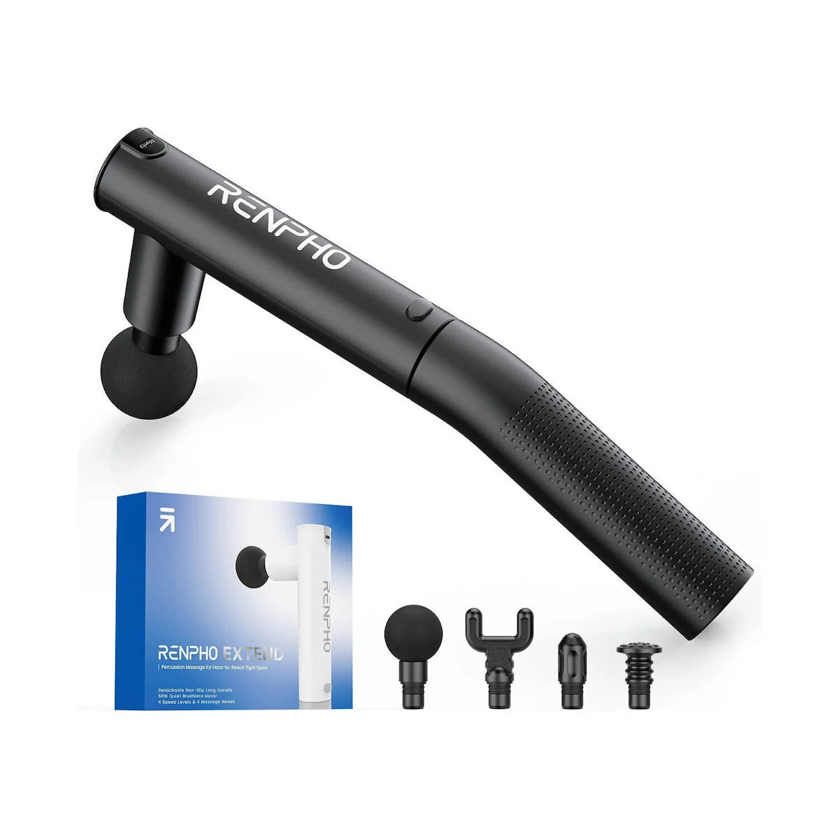 Renpho Extend R-c004-bk Πιστόλι Μασάζ για το Σώμα με Δόνηση