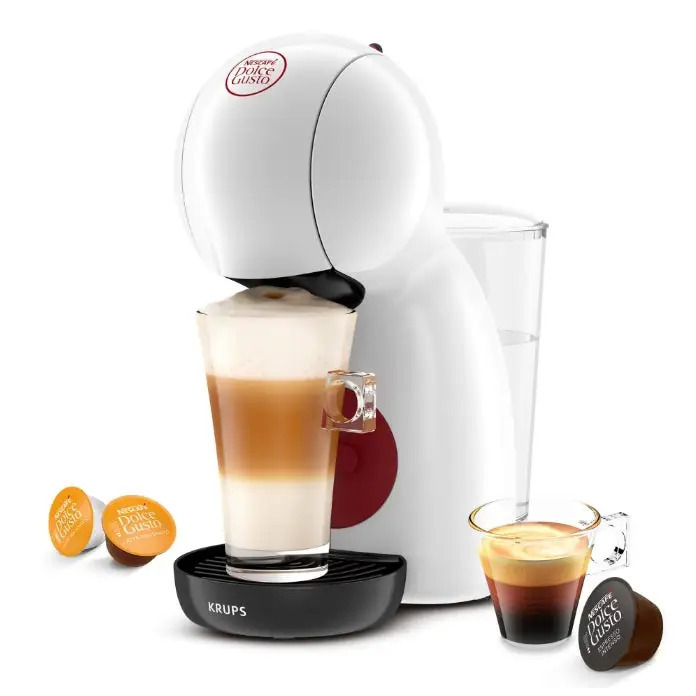 Krups Piccolo XS Καφετιέρα για Κάψουλες Dolce Gusto Πίεσης 15bar Λευκή - Image 1