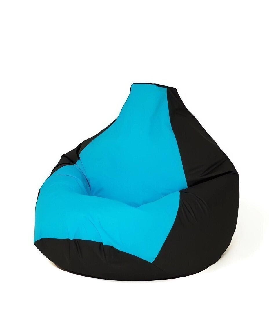 Πουφ Πολυθρόνα Pear Black and blue 105x105x80cm