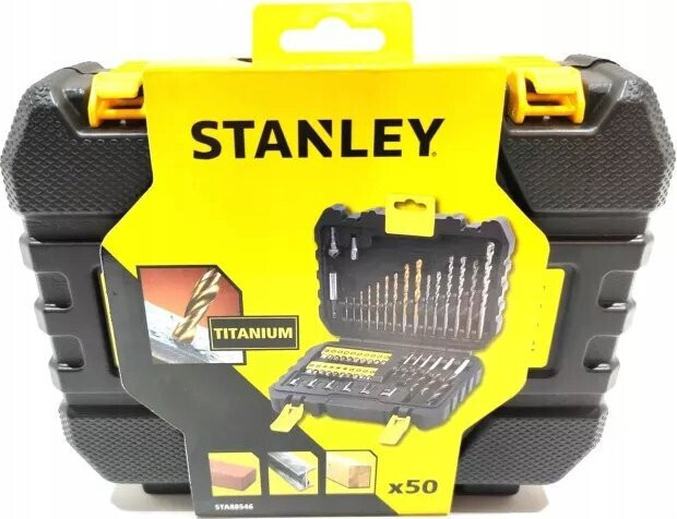 Stanley 50-piece Drill Bit Set