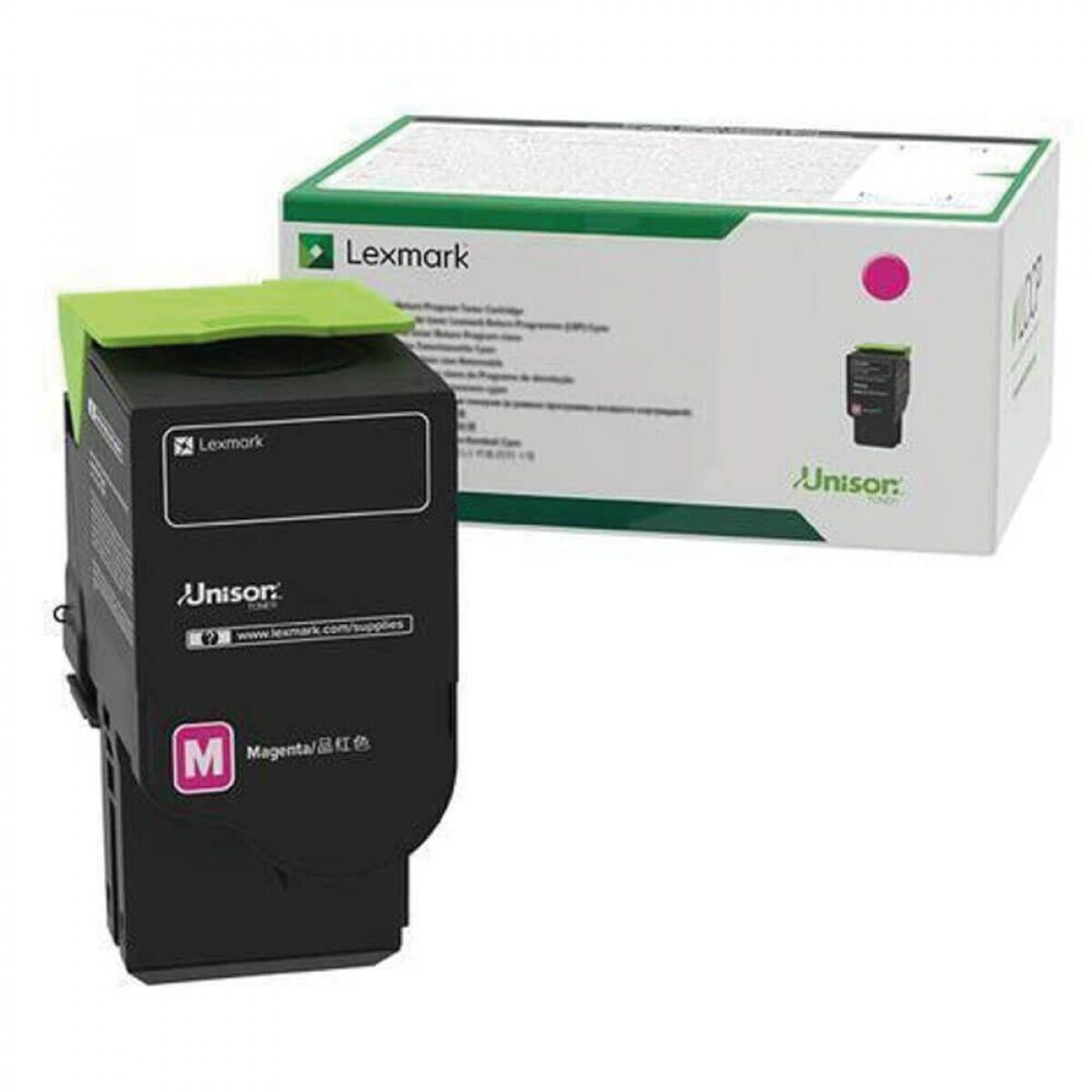 Lexmark 75M20M0 Γνήσιο Toner Laser Εκτυπωτή Ματζέντα 2000 Σελίδων