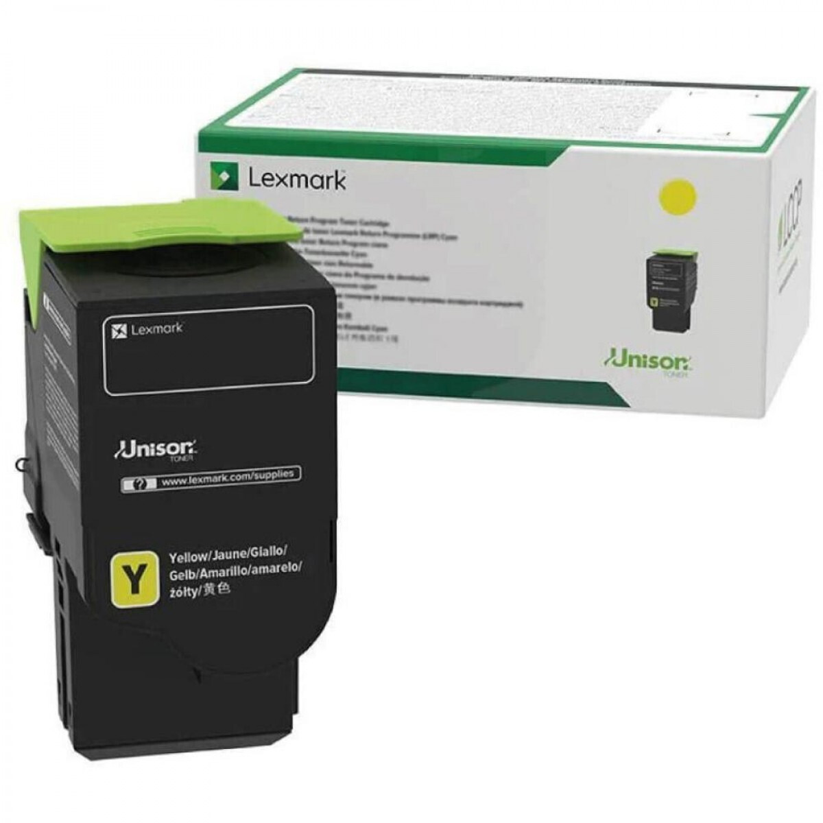Lexmark 75M20Y0 Γνήσιο Toner Laser Εκτυπωτή Κίτρινο 2000 Σελίδων