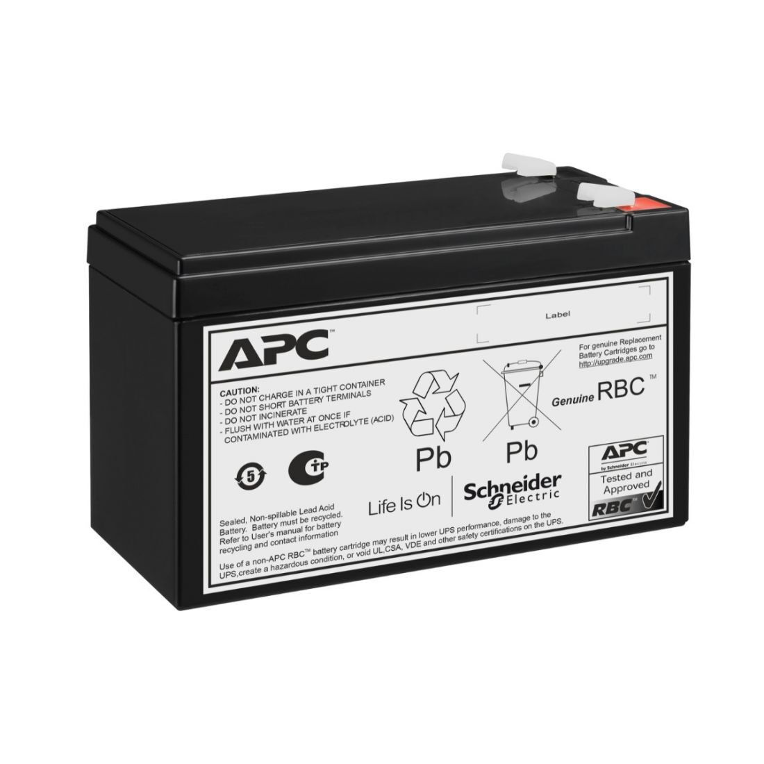 APC Apcrbc177 με Χωρητικότητα 9Ah και Τάση 12V 1τμχ