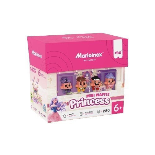 Marioinex Τουβλάκια Waffle Mini - Princess για 6+ Ετών 280τμχ