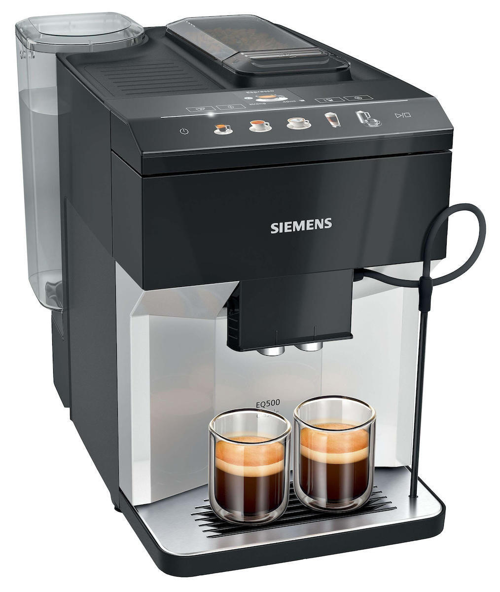 Siemens Eq.500 Αυτόματη Μηχανή Espresso 1500W Πίεσης 15bar με Μύλο Άλεσης Μαύρη