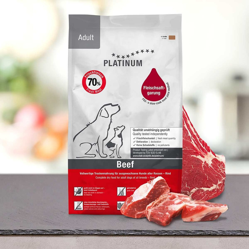 Platinum Pet Food & Care Adult Beef & Potato 5kg Ξηρά Τροφή χωρίς Σιτηρά & Γλουτένη για Ενήλικους Στειρωμένους Σκύλους με Μοσχάρι και Πατάτες