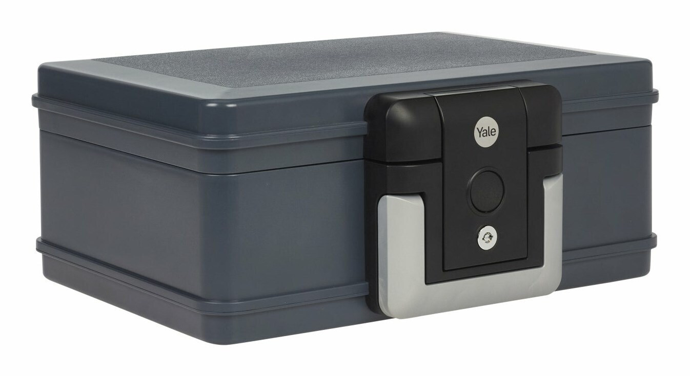 Yale Yfwc 154 Kb1 Security Box Small 4 L Plastic Grey