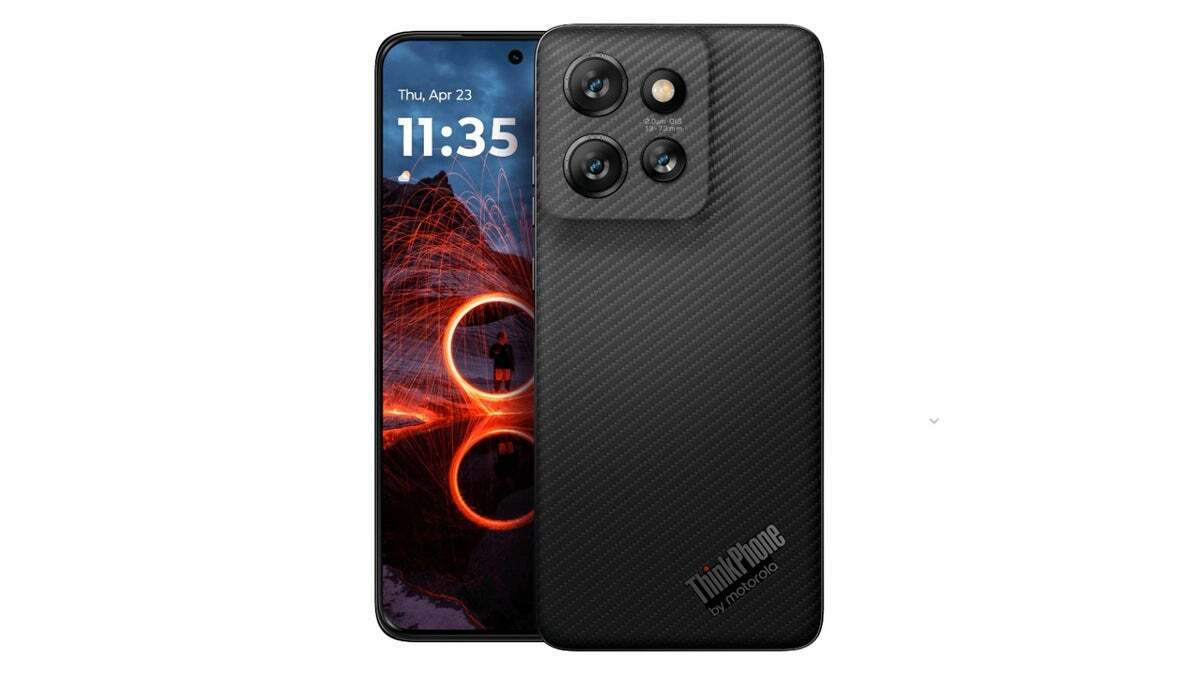 Motorola ThinkPhone 25 5G Dual SIM (8/256GB) Ανθεκτικό Smartphone Carbon Black