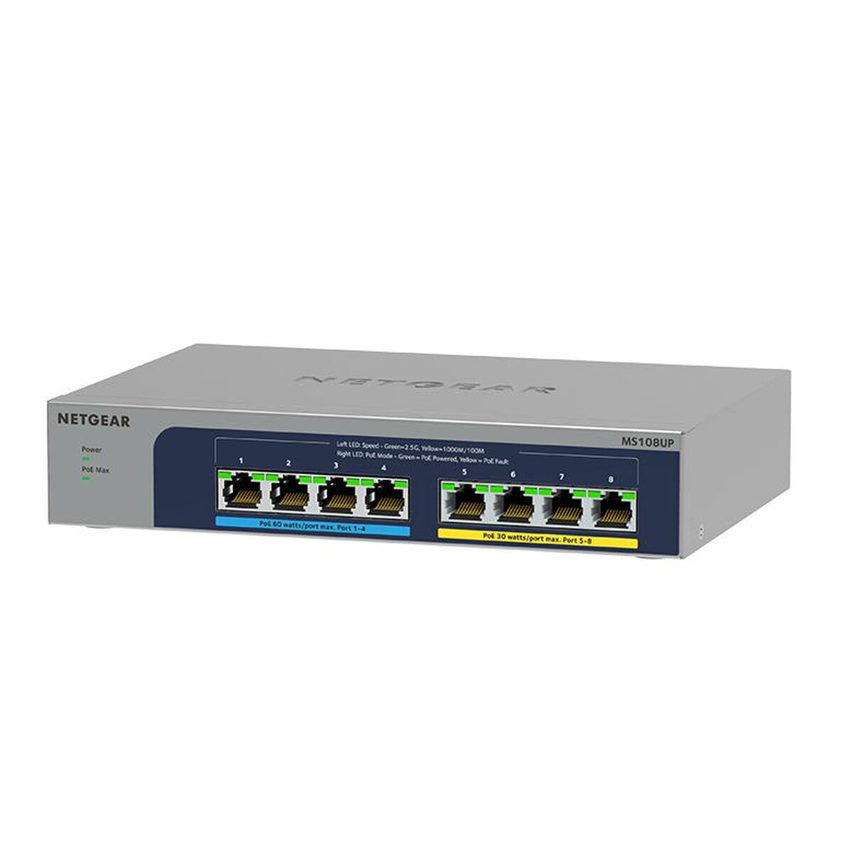 NetGear MS108UP Unmanaged L2 PoE+
