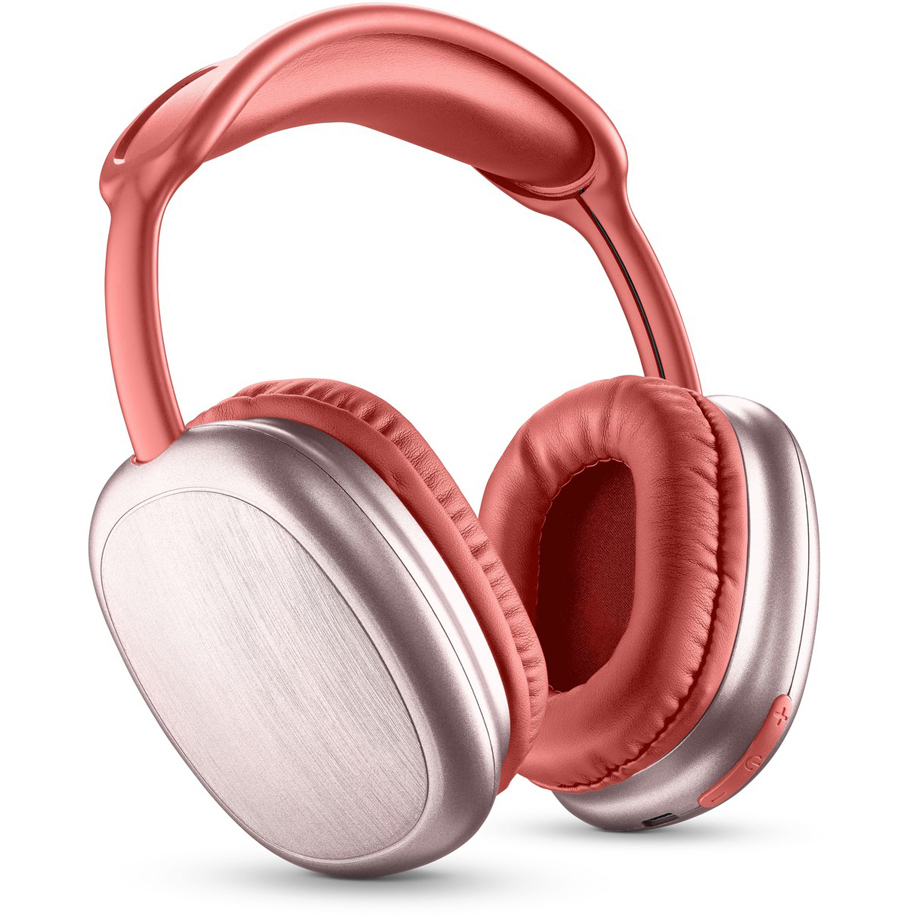 Cellular Line Maxi 2 Ασύρματα Bluetooth Over Ear Ακουστικά με 22 ώρες Λειτουργίας Κόκκινα