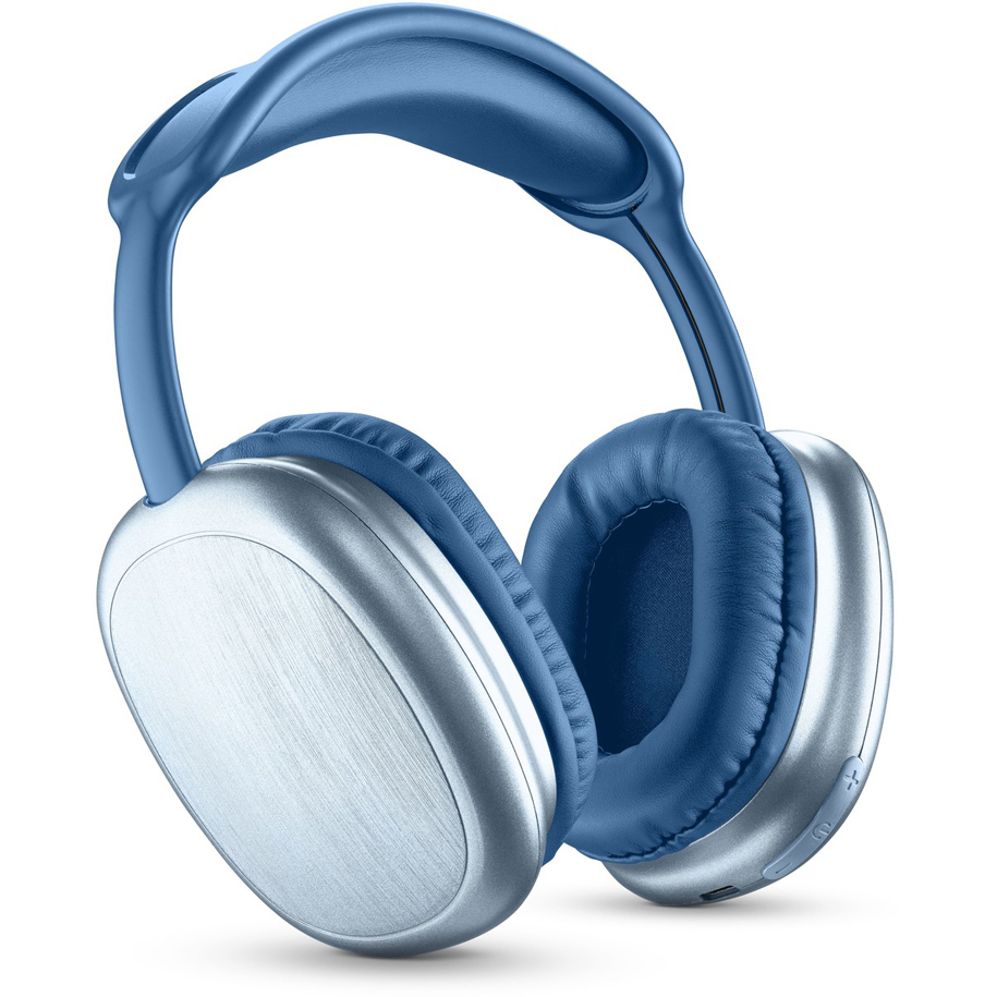 Cellular Line Maxi 2 Ασύρματα Bluetooth Over Ear Ακουστικά με 22 ώρες Λειτουργίας Μπλε