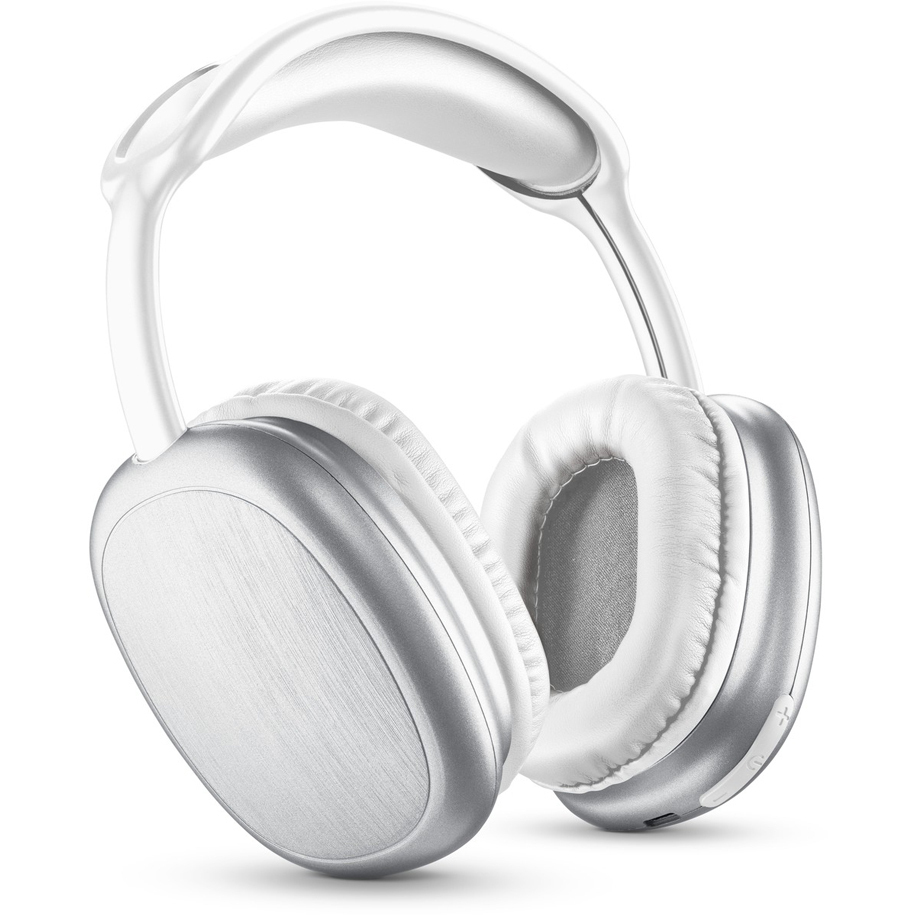 Cellular Line Maxi 2 Ασύρματα Bluetooth Over Ear Ακουστικά με 22 ώρες Λειτουργίας Λευκά