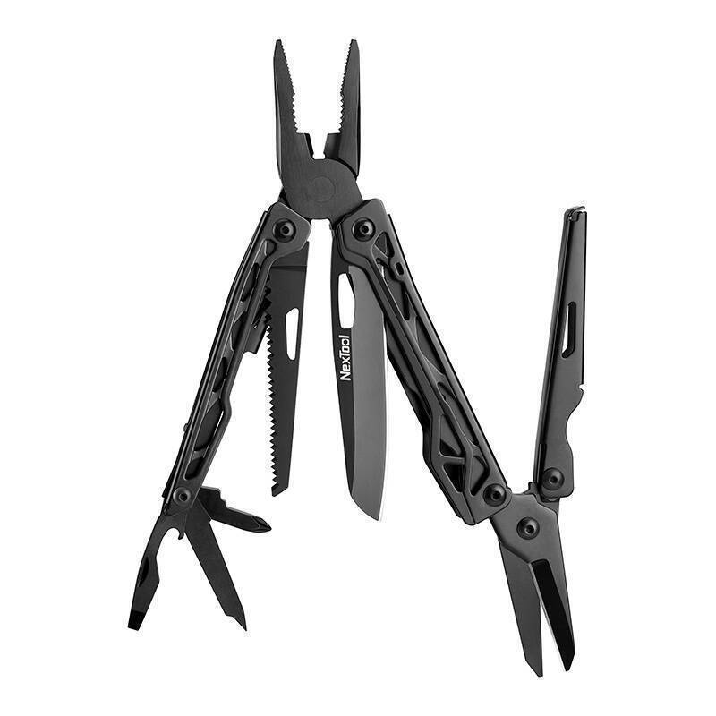 NexTool Multitool BlackKnight Nextool Πολυεργαλείο Μαύρο σε Θήκη
