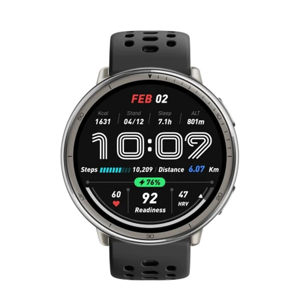 Amazfit Active 2 44mm Μαύρο