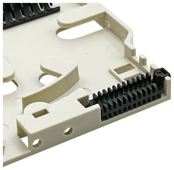 Κασετίνα Δίσκος Συγκολλήσεων Οπτικών Ινών Υποδοχές 12 Συγκολλήσεις Διαχωριστή Ινών Στην Έξοδο Alantec