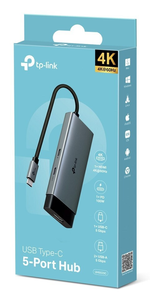 TP-LINK UH5020C USB-C Docking Station με HDMI 4K PD