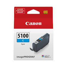 Canon PFI-5100 Γνήσιο Μελάνι Εκτυπωτή InkJet Κυανό (6953C001)