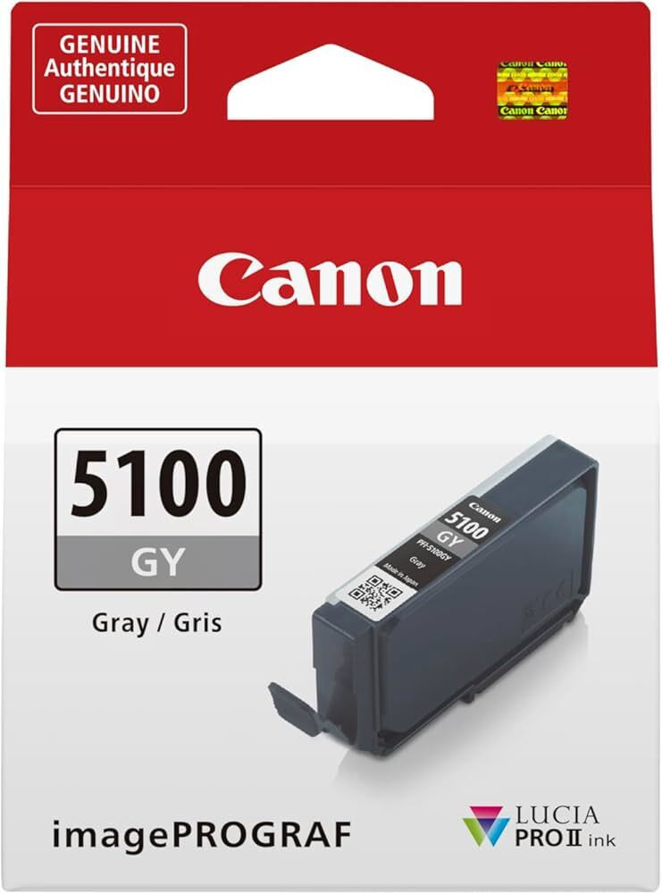 Canon PFI-5100 Γνήσιο Μελάνι Εκτυπωτή InkJet Γκρι (6959C001)