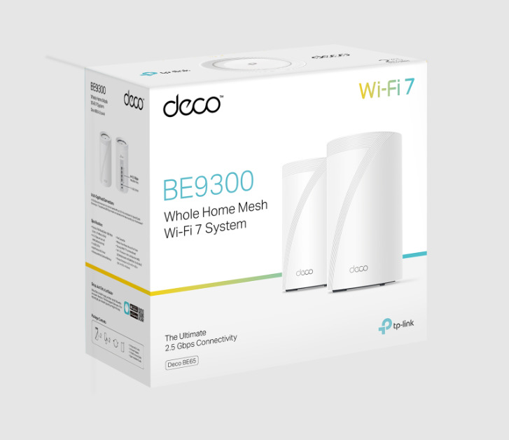 TP-LINK Deco BE65 BE9300 v1 WiFi Mesh Network Διπλό Kit