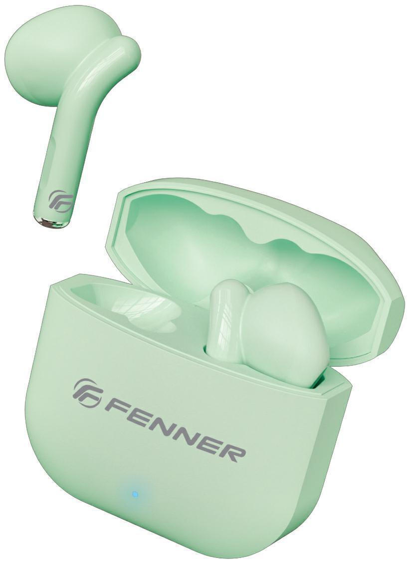 Fenner XBuds XM201 Bluetooth Handsfree Ακουστικά με Θήκη Φόρτισης Πράσινα