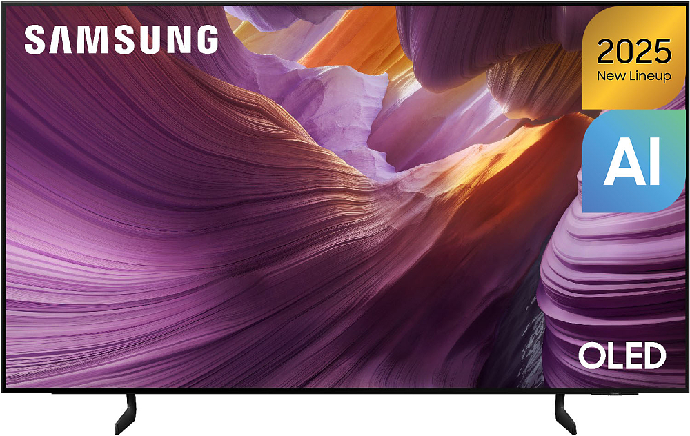 Samsung Smart Τηλεόραση 77" 4K UHD OLED S85F HDR (2025) QE77S85FAEXXH