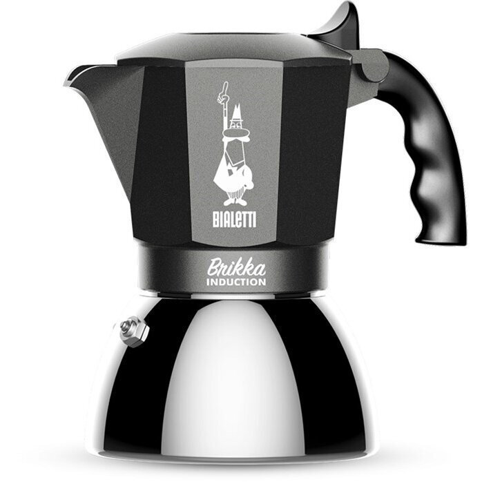 Bialetti Μπρίκι Espresso 4cups Γκρι