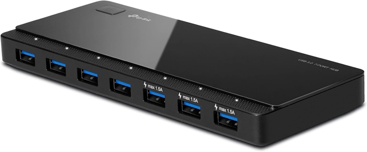 TP-LINK UH700 v5 USB 3.0 Hub 7 Θυρών με σύνδεση USB-A & Θύρα Φόρτισης και Εξωτερική Παροχή Ρεύματος (UH700 V5.0) - Image 1