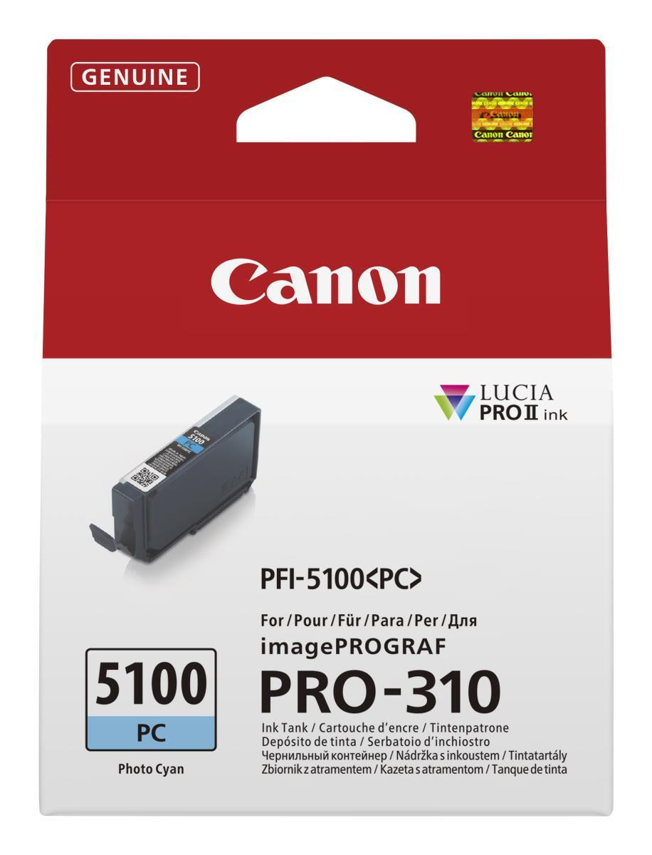Canon PFI-5100 Γνήσιο Μελάνι Εκτυπωτή InkJet Photo Κυανό (6956C001)