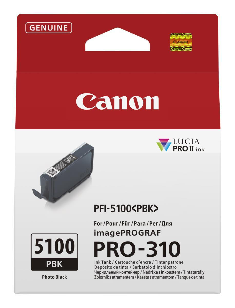 Canon PFI-5100 Γνήσιο Μελάνι Εκτυπωτή InkJet Photo Μαύρο (6952C001)