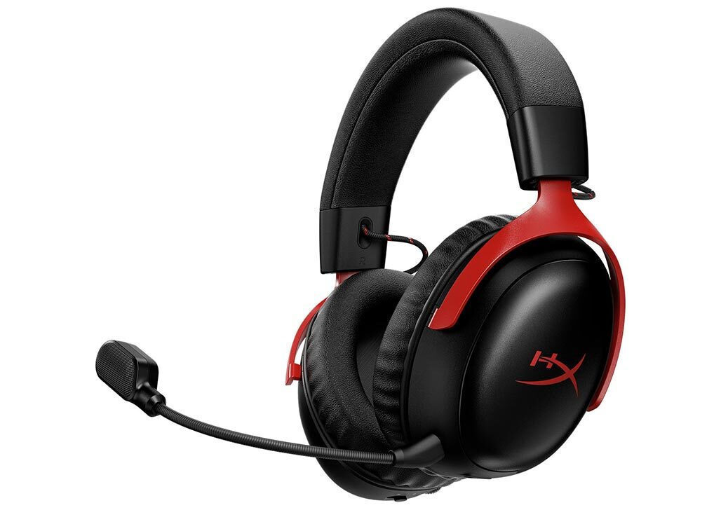 HyperX Cloud III S Ασύρματο Over Ear Black/Red for Nintendo Switch / PC / PS5