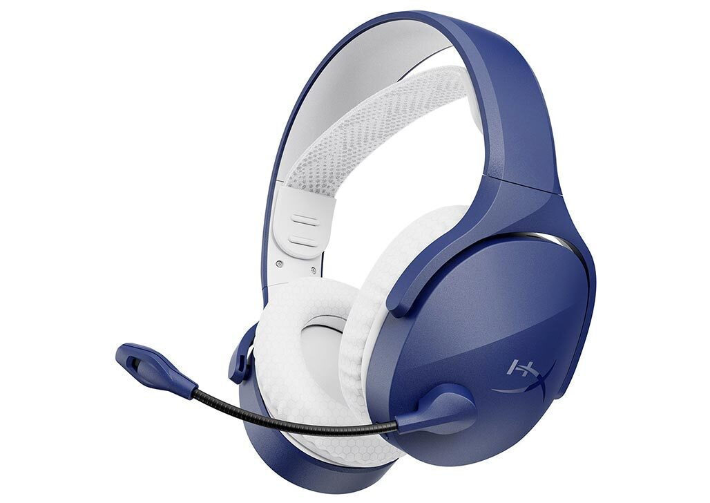 HyperX Cloud Jet Ασύρματο Over Ear Gaming Headset με σύνδεση Bluetooth / USB Light Blue for PC / PS4 / PS5