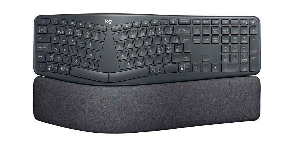 Logitech Ergo K860 Ασύρματο Πληκτρολόγιο Αγγλικό US