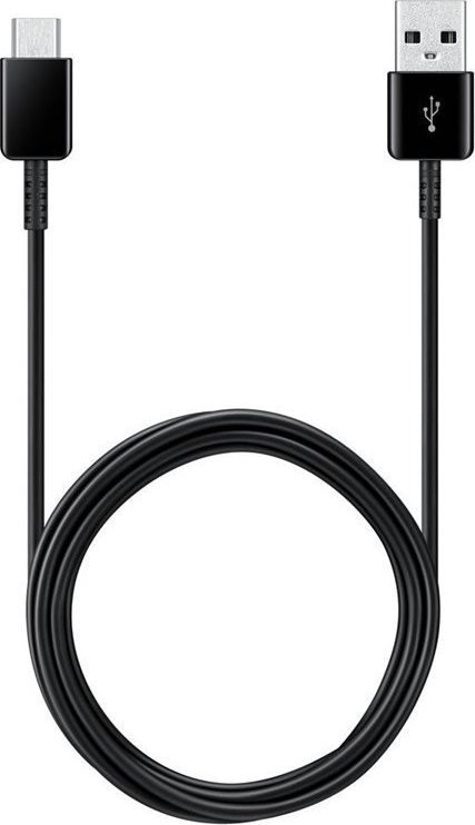 Samsung USB 2.0 Cable USB-C male - USB-A Μαύρο 1.5m (EP-DG930MBEGWW)