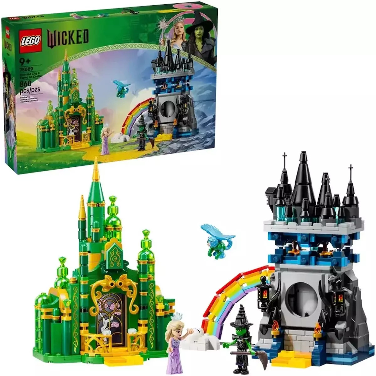 Lego Wicked Emerald City and Kiamo Ko Castle για 9+ Ετών 860τμχ