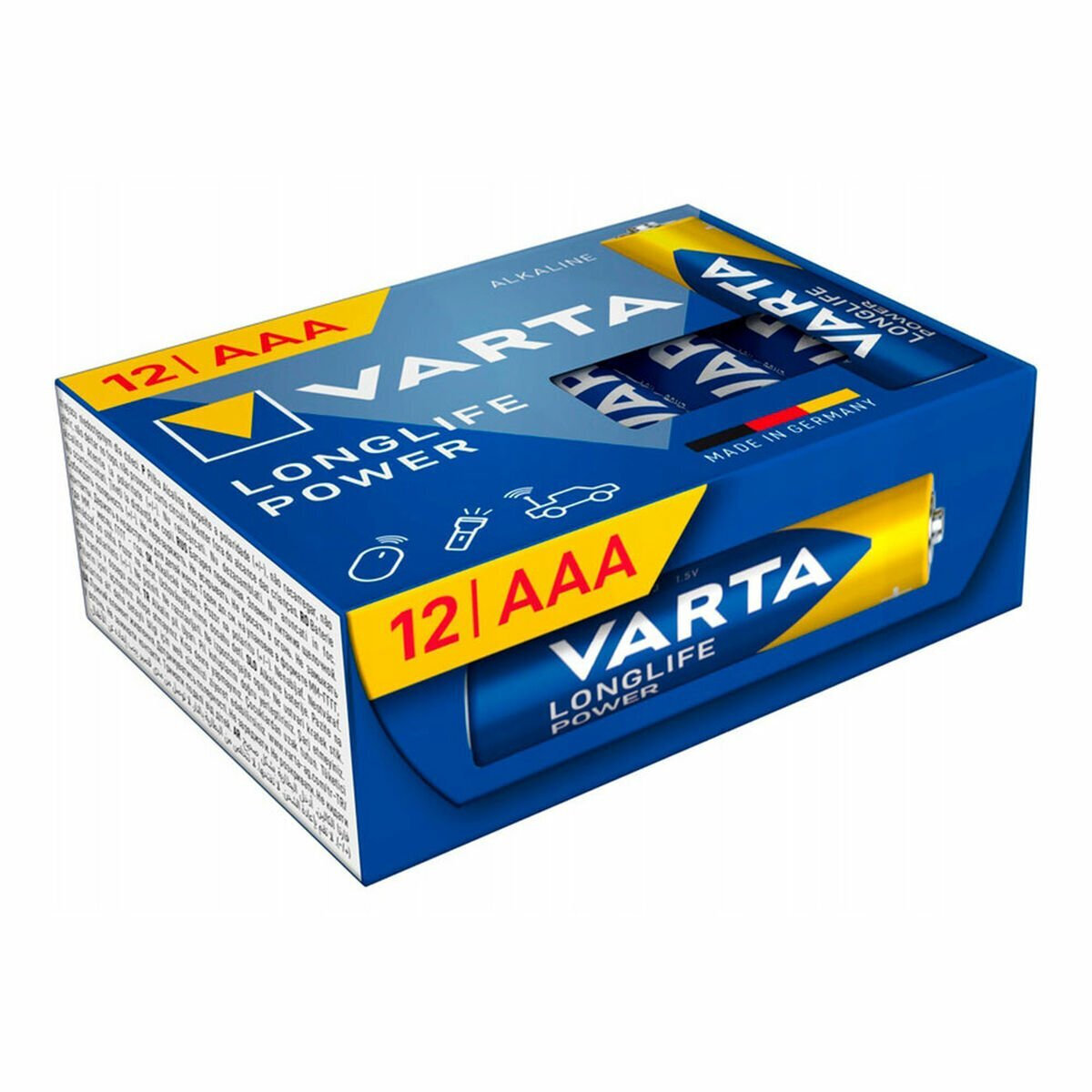Varta Longlife Power Αλκαλικές Μπαταρίες AAA 1.5V 12τμχ
