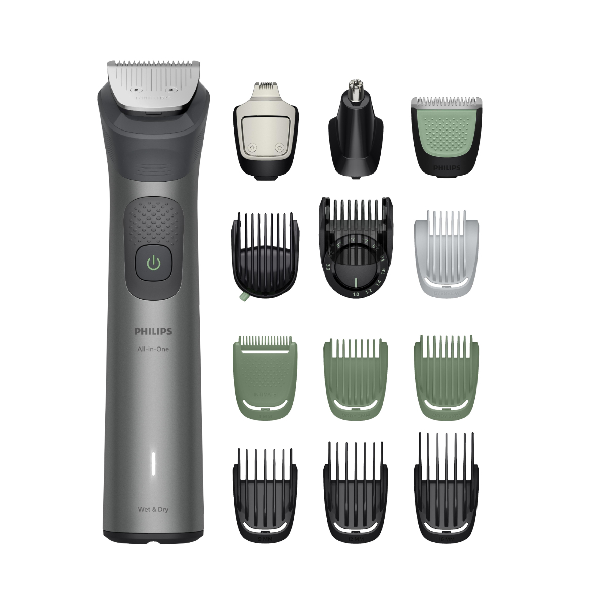 Philips Multigroom S7000 Σετ Κουρευτικής Μηχανής Γκρι MG7921/15