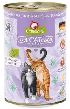 Granatapet Delicatessen Duck Poultry Wet Cat Food 400g