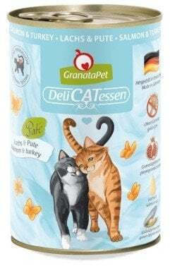 Granatapet Delicatessen Salmon Turkey Wet Cat Food 400g
