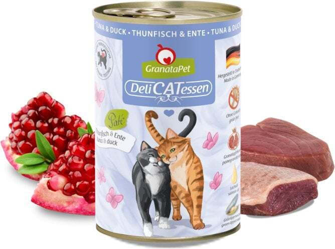 Granatapet Delicatessen Tuna Duck Wet Cat Food 400g