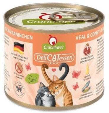 Granatapet Delicatessen Veal Rabbit Wet Cat Food 200g