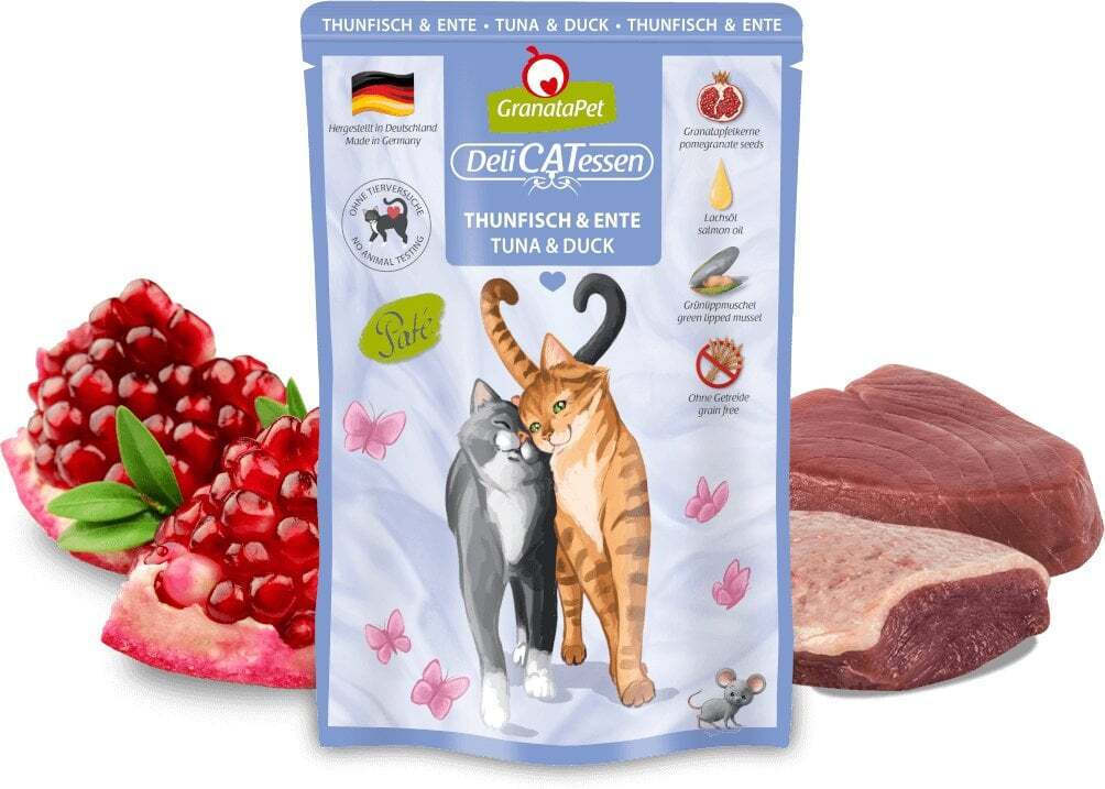 Granatapet Delicatessen Tuna Duck Wet Cat Food 85g