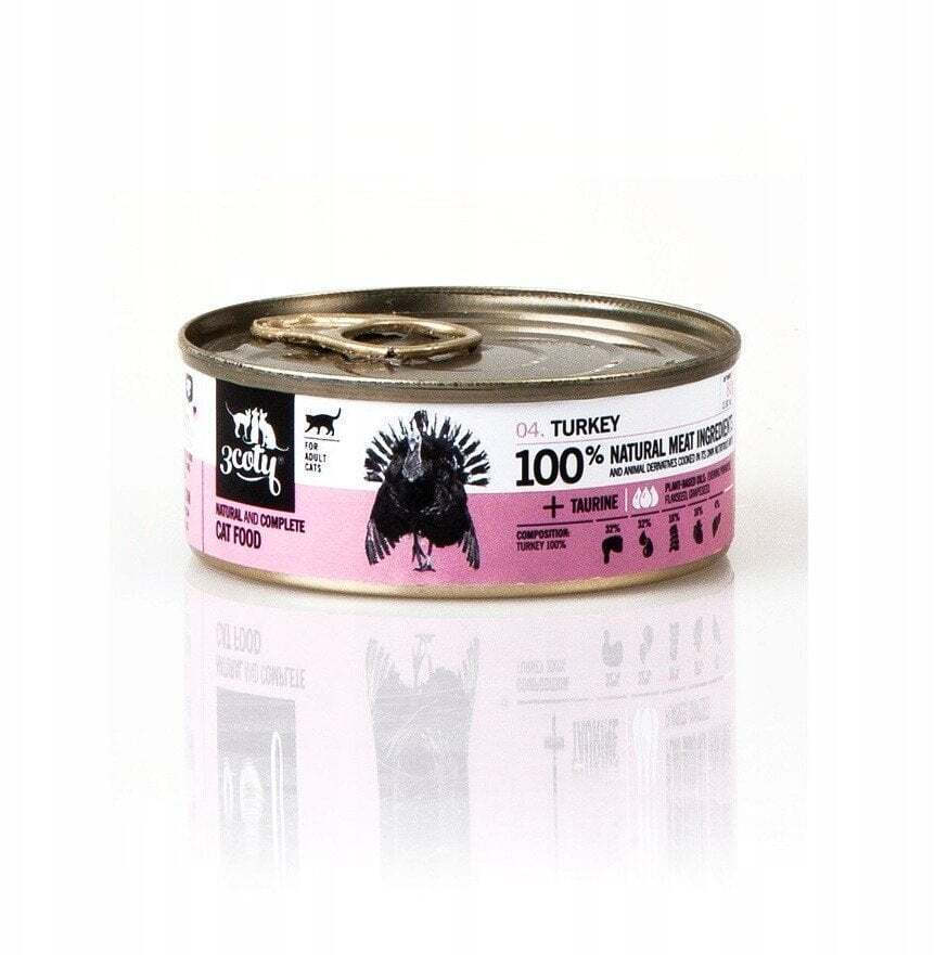 3coty Karma 3coty Turkey Complete Cat Wet Food 080t04tu 0.08 Kg