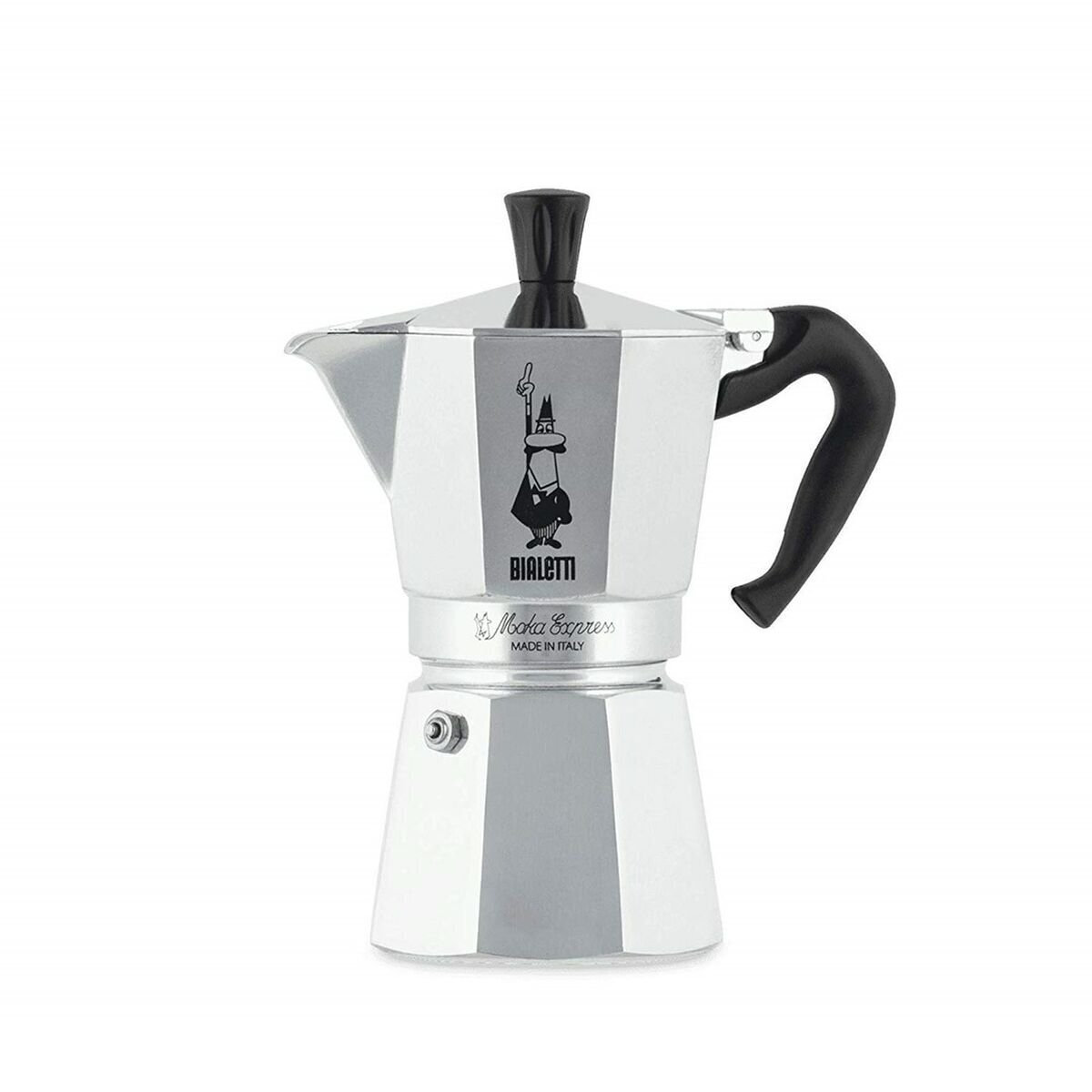 Bialetti Moka Express Μπρίκι Espresso 6cups Ασημί