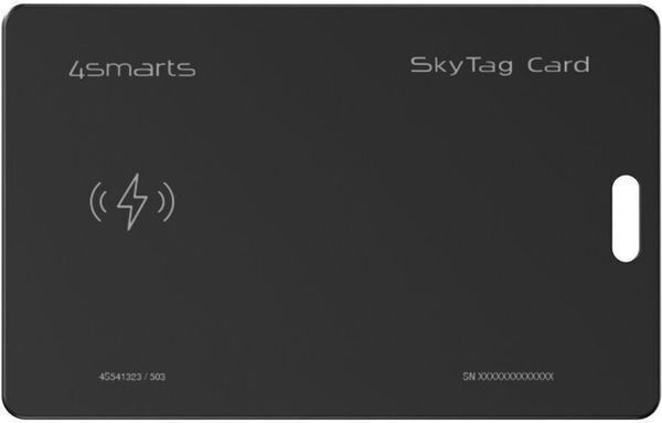 4Smarts SkyTag Card ReCharge Apple Find My Tracker Μαύρο - Image 1