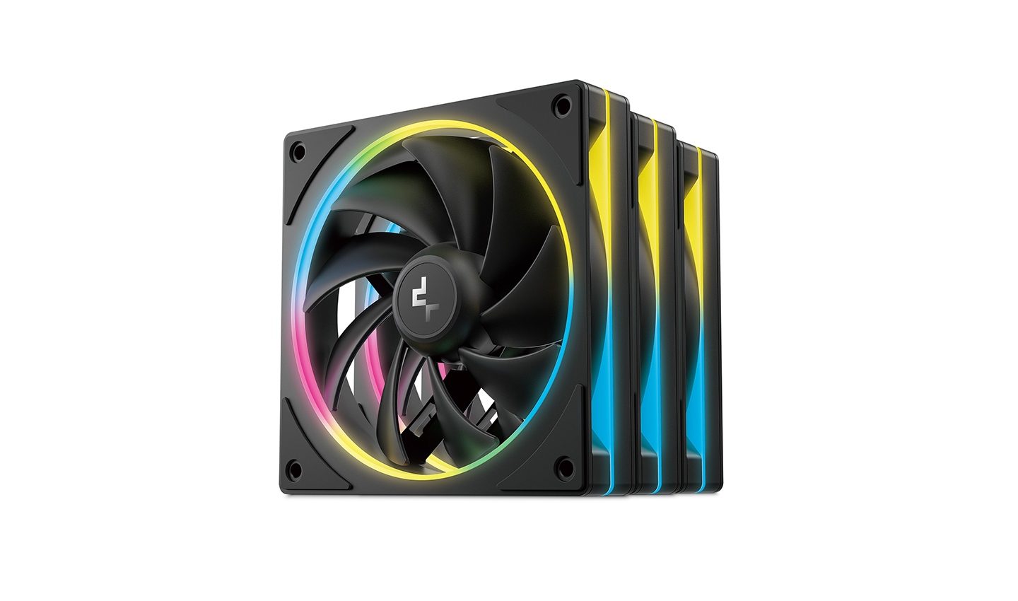 20251017144058_deepcool_fl12_3_in_1_case_fan_120mm_me_argb_fotismo_kai_syndesi_4_pin_pwm_3tmch Deepcool FL12 3 IN 1 Case Fan 120mm 3τμχ - Image 1