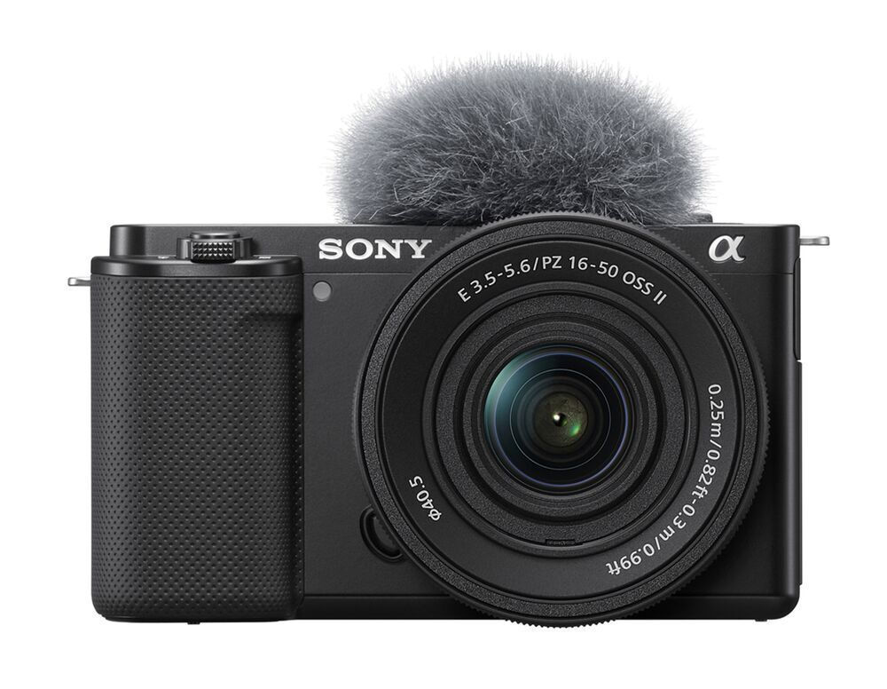 Sony ZV-E10 Mirrorless Φωτογραφική Μηχανή Kit (E PZ 16-50mm F3.5-5.6 OSS II) Μαύρη