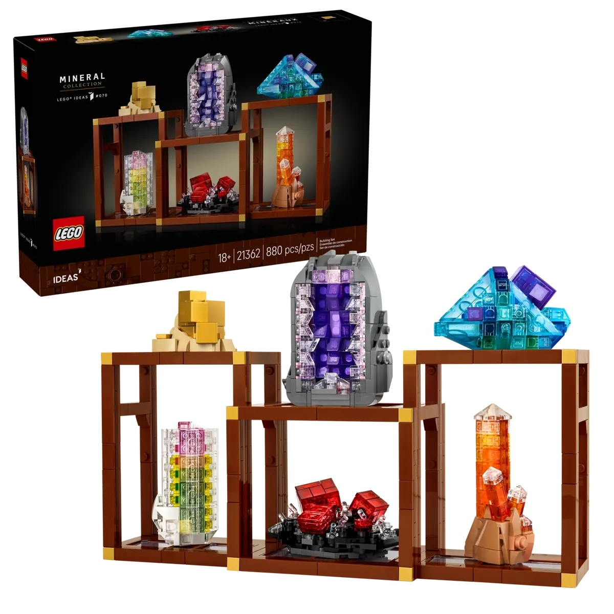 Lego Ideas Mineral Collection για 18+ Ετών 880τμχ