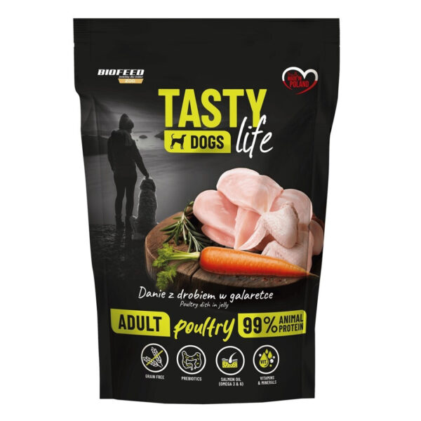 Biofeed 0.5kg Ξηρά Τροφή χωρίς Σιτηρά για Ενήλικους Σκύλους με Πουλερικά